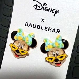 Disney Minnie Mouse Beach Day Pineapple Earrings